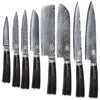 VG10 Damascus Steel Knife 8 Pcs With Wooden Handle