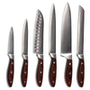 Japanese VG10 Damascus Steel & Wooden Handle 6 Piece Set