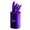 Ceramic Knife 3 Inch + 4 Inch + 5 Inch + 6 Inch Kitchen Knife + Purple Knife Block Stand