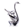 Stainless Steel Swan Dinnerware Set