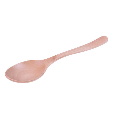 Wooden Long Handled Dessert Spoon