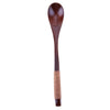 Wooden Long Handled Dessert Spoon