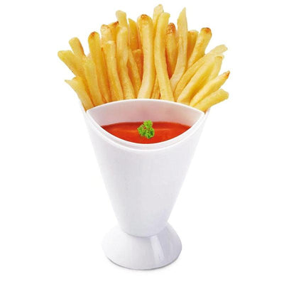 Chip Cone With Salad Dipping Cup