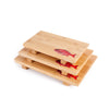 Bamboo Rectangular Sushi Trays With Fish Prints