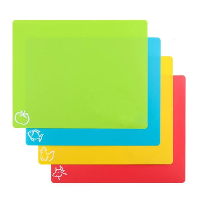 4PCS/SET Plastic Non-slip Rectangle Chopping Block