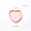 ceramic dinner plates heart shaped