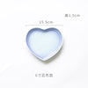 ceramic dinner plates heart shaped