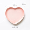 ceramic dinner plates heart shaped