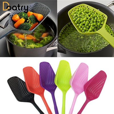 1 Pcs Scoop Colander Pasta Filter Spoon