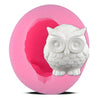 Small Owl Shape 3D Silicone Cake Mold,