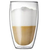 450ml Double Wall Beverage Glass Tea/Coffee Cup