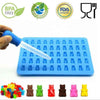 50 Cavity Silicone Gummy Bear Chocolate Mold Candy Maker