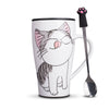 Cat Ceramics Mug With PVC Dust cover