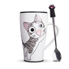 Cat Ceramics Mug With PVC Dust cover