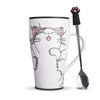 Cat Ceramics Mug With PVC Dust cover