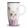 Cat Ceramics Mug With PVC Dust cover