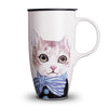 Cat Ceramics Mug With PVC Dust cover