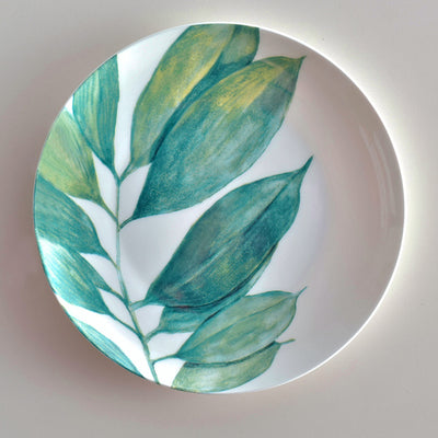 Plant Leaves  China Plate