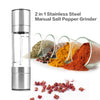 Pepper Mill Grinder 2 in 1 Stainless Steel