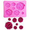 3D Silicone Mold Rose Shape For Soap, Candy, Chocolate and Ice