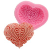 Wedding Love Heart Shape Silicone Mould For Cake Decoration