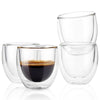 6pcs double layer coffee tea cups