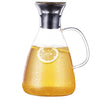 1500ML Glass Drip-free Carafe with Flip-top Lid