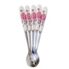 Stainless Steel Ceramic Handle Tea Spoon