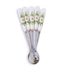 Stainless Steel Ceramic Handle Tea Spoon