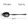 Black Cutlery Stainless Steel Set