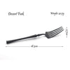 Black Cutlery Stainless Steel Set