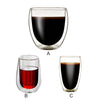 Simple Style Transparent Double Wall Coffee Glass