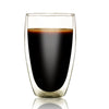 Simple Style Transparent Double Wall Coffee Glass