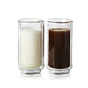 2pcs Double wall coffee glass